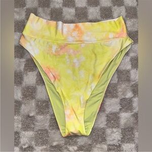 Aerie swim Pastel Tie-Dye Bikini Bottom size Large